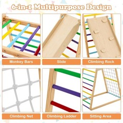 Montessori Climbing Gym for Toddlers 2-6