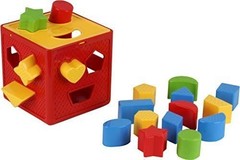 Baby Blocks Shape Sorter Toy, Plastic