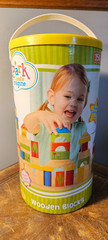 Spark Create Imagine Wood Building Blocks, Baby and Toddler Toys 147/150 Pieces