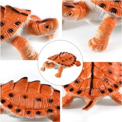 Durable 16 Piece Mini Turtle Figurines Set – Perfect for Parties and Learning