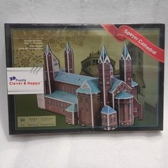 Speyer Cathedral 3D Paper Puzzle DIY Toy Germany Church birthday gift