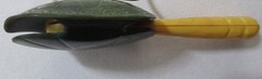 OLD NEAT VINTAGE PLASTIC RATTLE, TURTLE SHAPE, EXTRA CUTE WITH FREE USA POSTAGE