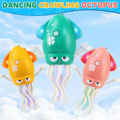 Electric Dancing Octopus Light Music Suitable for 12-18 Months Old Baby Toys, Ki
