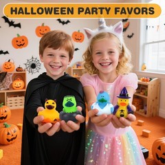 Halloween Ducks for Jeeps – 36Pcs Bulk Rubber 2 inch, Multicolored