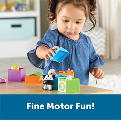 Learning Resources Peekaboo Learning Farm Animal Puppets Fine Motor Skills Toys