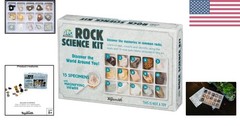 Educational STEM Toy Rock Science Kit with 15 Specimens for Budding Geologists