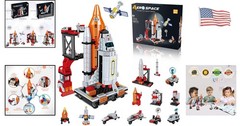 Non-Toxic Space Exploration Shuttle Toys: 12 Models for Boys Age 6-12 – 566 PCS