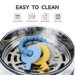 Baby Keys Teether Toys,Silicone Teething Toys for 3+ Months,Teething Blue-