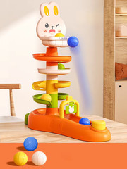 Montessori Ball Drop Toy Baby Stacking Tower Educational Toddler Learning Toy