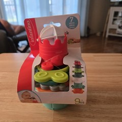 Infantile Stack Of Fun. Recommend for 9+ Months. Can Be Used to Stack or Bath.