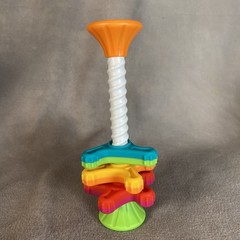 Fat Brain Toys MiniSpinny Spinning Sensory Toy Baby Toddler Travel Friendly