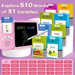 Drawing Writing Tablet for Toddlers – Bilingual Talking English Korean Flash …