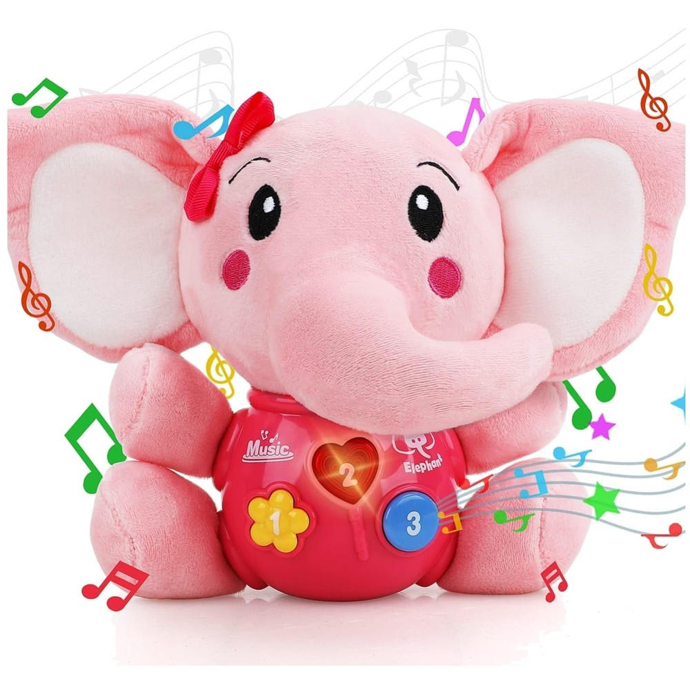 Educational Infant Light Up Elephant Toy
