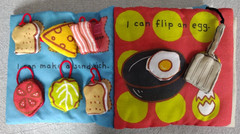 Melissa & Doug Ks Soft Cloth Activity Quiet Book Little Chef Cooking Lift Flaps