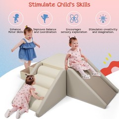 9-Piece Kids Climb & Crawl Soft Foam, Block Activity Play Set for Child