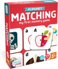 Alphabet Matching Memory Game for Kids Ages 3+ – Preschool Letter Matching Board