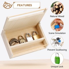 8 PCS Montessori Lock and Key Toy, Montessori Toys for Toddlers 3 4 5 Year Ol…