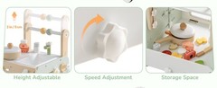 ROBOTIME Wooden Baby Walker Push Toy Spring Garden Activity Center 10M+ New