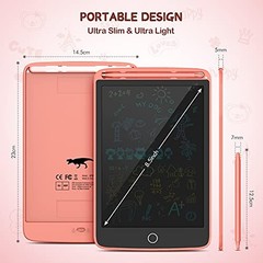 LCD Writing Tablet, 2 Pack Colorful Doodle Board Electronic Erasable Reusable