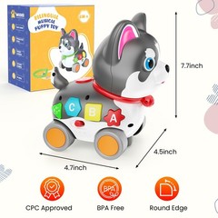 Baby Toys 1 Year Old, Musical Puppy Toys for 6-12-18 Month Girls Boys, Biling…
