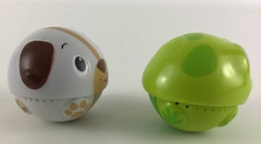 Bright Starts Giggables Wobble & Roll Animal Ball Talking Sound Effects Frog Dog
