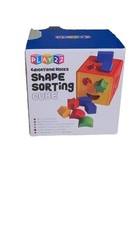 PLAY22 Shape Sorting Cube Educational Blocks, Shapes, 6+ Months, Multicolor