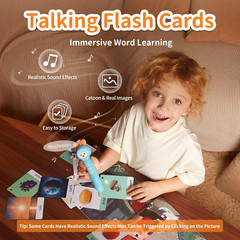 Learning Educational Toys for Toddlers 2-3-4-5-6, Interactive Reading Pen Set fo