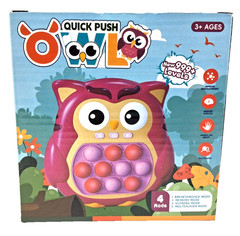 Quick Push Finger Game, Owl, Red, New 999+ Levels, 4 Mode, Multiplayer Fidget