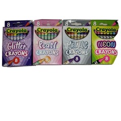 96PC Coloring Crayola Crayons for Coloring. 3 box of each shown