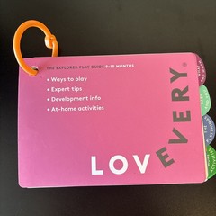 LOVEVERY The Explorer Play Guide 9-10 Months What & When Baby And You Playthings