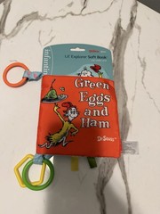 Infantino Lil’ Explorer Soft Book Dr. Seuss Green Eggs and Ham Multicolor 0m+