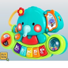 Baby Piano Toy 6 to 12 Months Light Up Music Baby Toys for 6 9 12 18 Months new