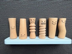 Lovevery Wooden Emotion Dolls Pegs The Observer Play Kit Months 37, 38, 39