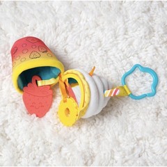Melissa & Doug Multi-Sensory Bubble Tea Take-Along Clip-On Infant Toy