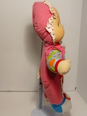 Zip-ity Do Dolly Plush Doll Goldberger Button Snap Tie