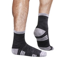 YUEDGE Mens Socks Moisture Wicking Anti-Odor Work Socks Hiking Casual Athleti…