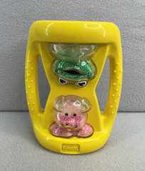 Vintage Playskool Color Surprise Hourglass 1996 Microban Beads Sensory Toy