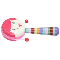 Rattle Toy Drum Hand Instrument Portable Music Cartoon For Baby Toddler Kid