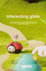 Funny Ladybug Floating Ball Cute Crab Whale Floating Ball Electric Toys Early