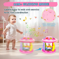 M SANMERSEN Baby Girl Toys 12 Months – Babies Ocean Rotating Projector Light up