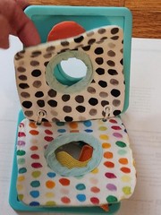 Lovevery Silicone Sensory – Crinkle Pages Small Book Baby Toy