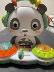 Infantino Spin & Slide DJ Panda – 16 Songs, Busy Beads for Fine Motor Skills