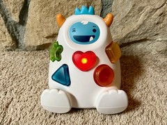 Skip Hop Explore & More Sort & Spin Yeti Interactive Toddler Shape Sorter Toy