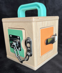 Lovevery Lock Box Cube Toy With Latches