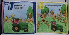 Numbers In The Barnyard Large Soft Fabric Baby Book – Nicely Sewn LNC