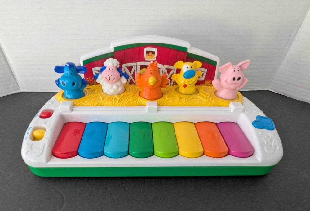 Unisex Infant Toddler Fun Years Barn Yard Baby Piano, Works Great