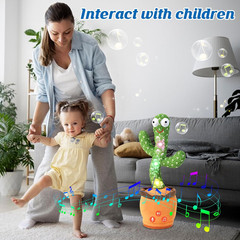 Rechargeable Baby Toys 3-6 6-12 12-18 Months Dancing Talking Cactus, Toddler Boy