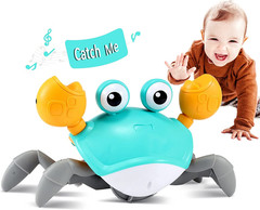Crawling Crab Baby Toy – Infant Tummy Time Toys 3 4 5 6 7 8 9 10 11 12 Babies Bo