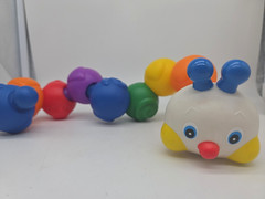 Melissa & Doug Build An Inchworm Snap Beads Caterpillar Infant Developmental Toy