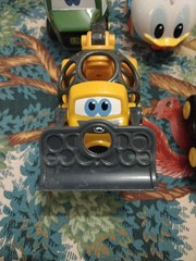 Lot Of 5 BABY OBALL Toys O BALL Multicolor Easy Grasp Small Cars Tractor Disney